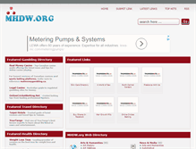 Tablet Screenshot of mhdw.org